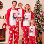 New Year's European and American parent-child outfit, full home decoration for autumn, winter, Christmas, family of three and four, home suit set for mother and daughter, pajamas