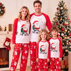 New Year's European and American parent-child outfit, full home decoration for autumn, winter, Christmas, family of three and four, home suit set for mother and daughter, pajamas