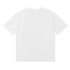 rhude复古标语徽标logo印花小众潮牌圆领宽松短袖T恤男女情侣装 (1)