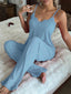 Coquette Aesthetic Burgundy Ribbed Pajamas - Lace Trim Cami & Wide-Leg Pants Set